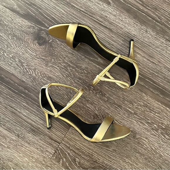 Sandro Paris gold heels new - Picture 5 of 9